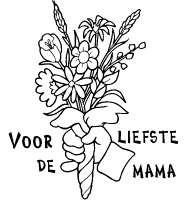 A coloring page of mothers day